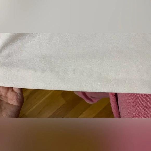 NWT Adrianna Papell Beaded Appliqué Charmeuse Mermaid Sleeveless Ivory Gown Sz 2 - Picture 15 of 16